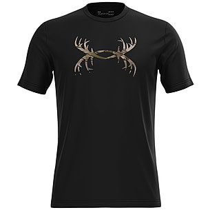 Under Armour Antler Logo T-Shirt - Men's 13660170013X, 13660170012X,  1366017001LG, 1366017001MD, 1366017001SM, 1366017001XL, 13660170352X,  13660170353X, 1366017035LG, 1366017035MD, 1366017035SM, 1366017035XL. Under  Armour Men's Shirts.