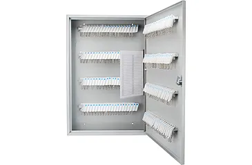 Barska 160 Key Lock Box Security Safe, White Tag, Steel, Gray, Outer Size 15 x 3 x 22 in CB12492