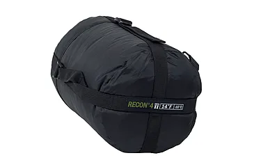 Elite Survival Systems Recon 4 Sleeping Bag, Rated to 14 Degrees Fahrenheit, Black, RECON4-B