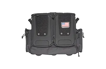GPS Tactical Rolling Range Bag, Foam Cradle, Black, GPS-T2112ROBB