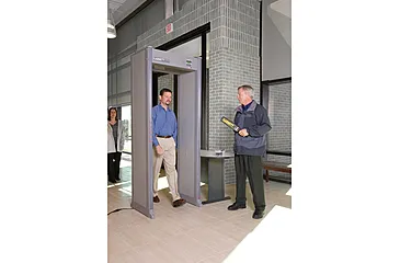Garrett PD6500i TSA-Certified 30-inch Walk-Through Metal Detector, Gray 1168414