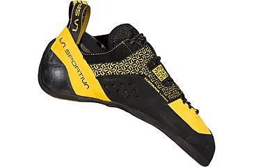 Open Box, Dealer Demo, La Sportiva Katana Lace Climbing Shoes - Men's, Yellow/Black, 45, ZFCS029-Y00K00-45