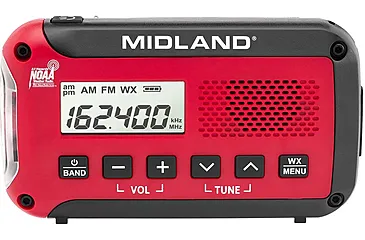 Midland Radio Emergency Radio w/ AM/FM/Weather Alert, 1408726