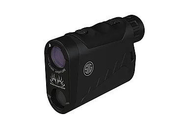 SIG SAUER Buckmasters 6x22mm Laser Rangefinder 1500, Red Illuminated Display, Black, Small, SOK15601