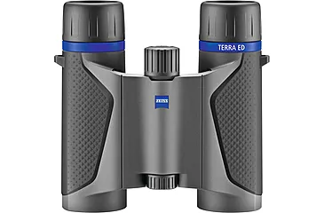 Zeiss Terra ED Pocket 10x25mm Schmidt-Pechan Binoculars, Grey, Small, NSN 9005.10.0040, 522503-9907-000